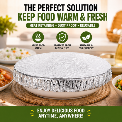 Heat Lock Foil Food Covers