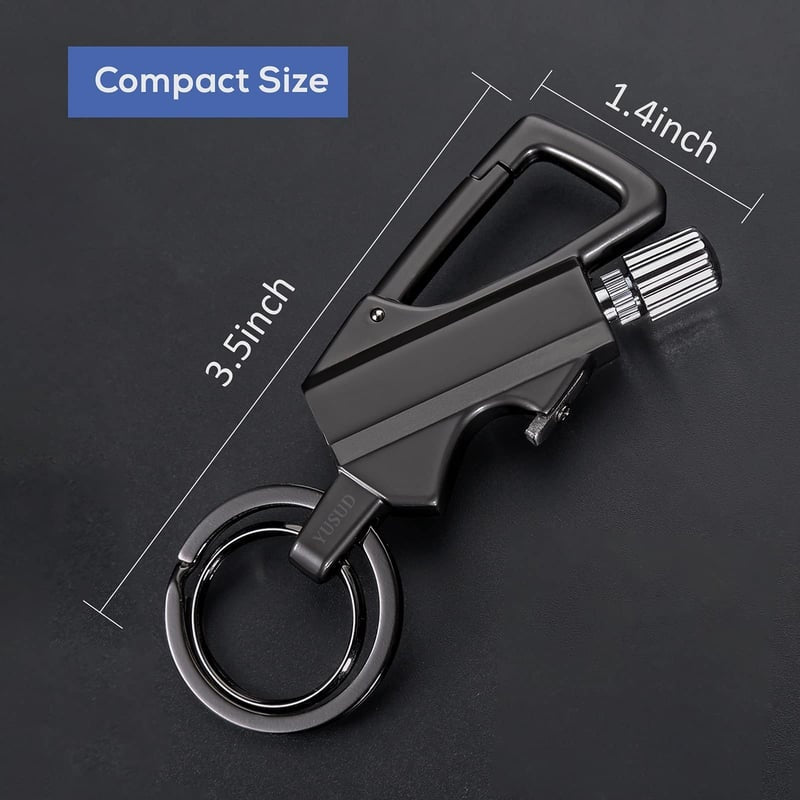 3-in-1 Survival Match Keychain