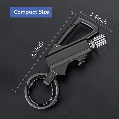 3-in-1 Survival Match Keychain